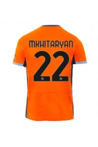 Inter Milan Henrikh Mkhitaryan #22 Jalkapallovaatteet Kolmaspaita 2023-24 Lyhythihainen
